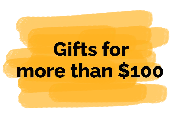 gifts for more than $100