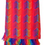 Multicolour Alpaca Blanket