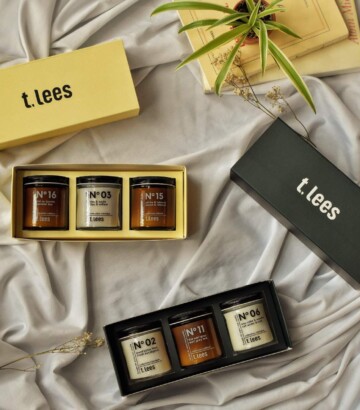 Candles trio gift set