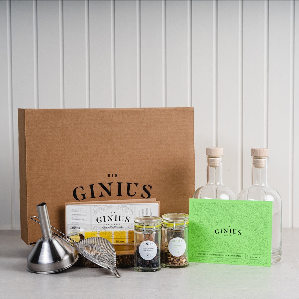 DIY Gin Kit – Ginius – Rose & Cucumber