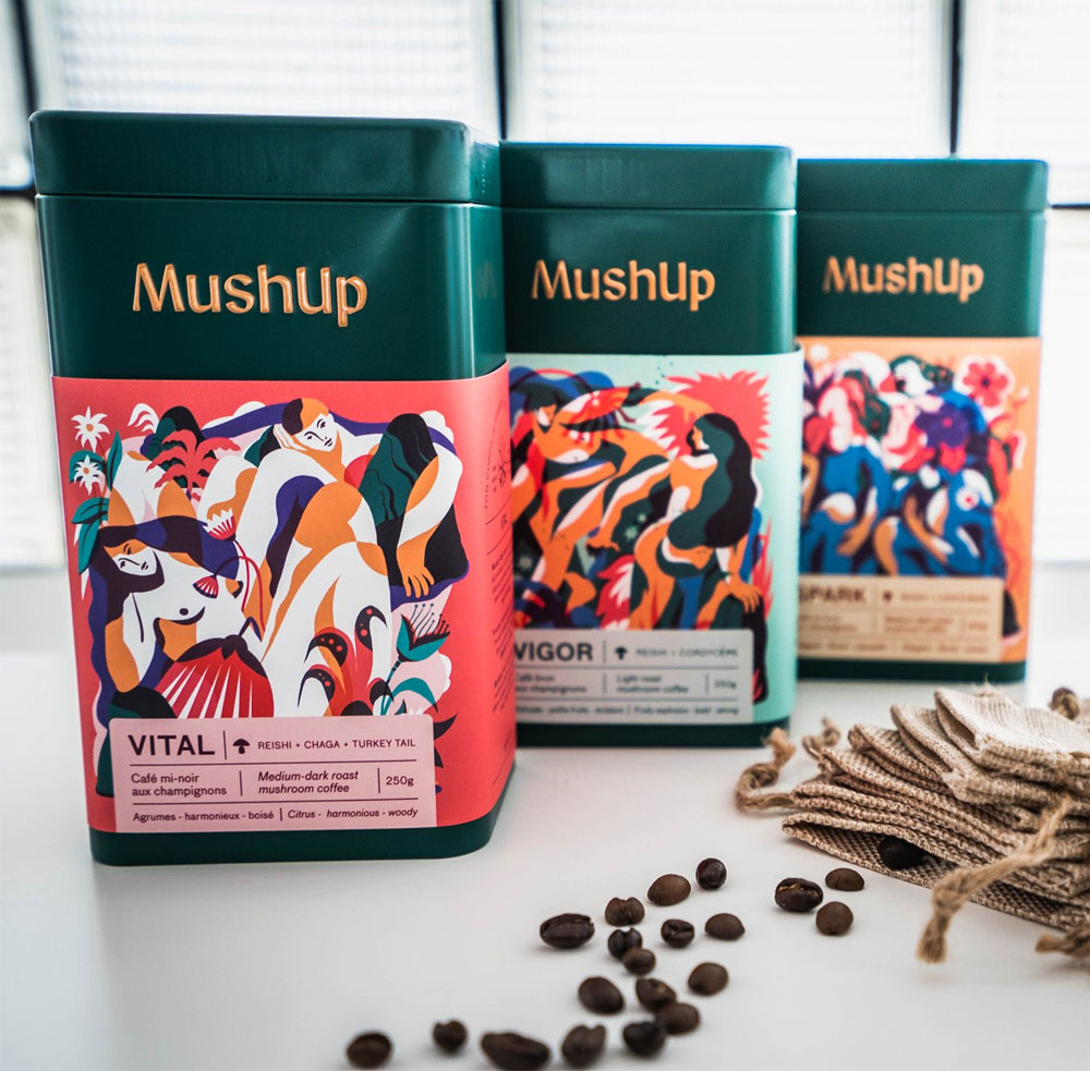 Mushroom coffee trio – MushUp