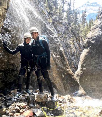 Heart Creek Canyon 2 person canyoning experience
