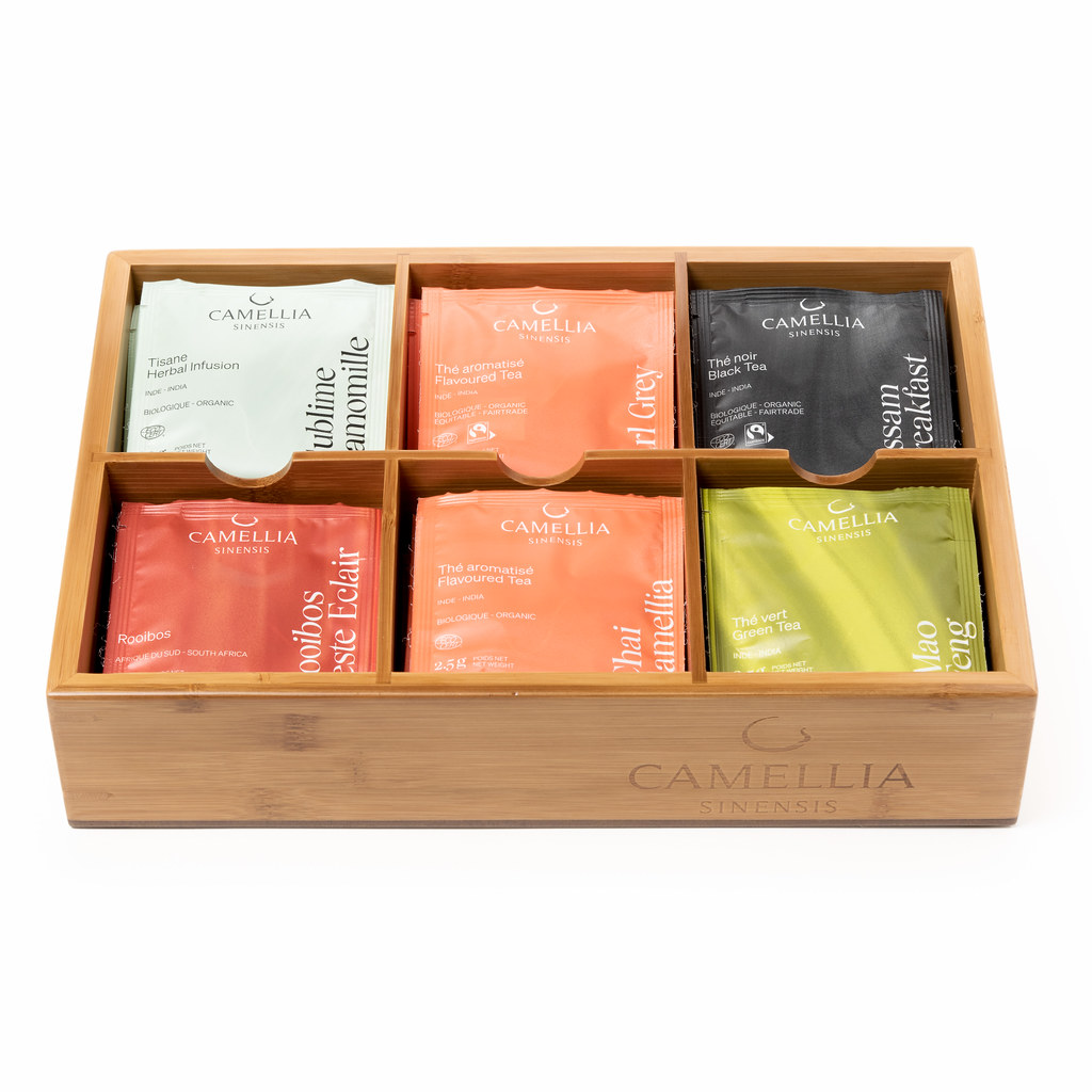 Teabags selection | bamboo box