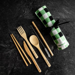 Zero waste bamboo utensil kit