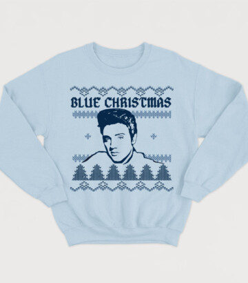 Blue Christmas – Elvis Presley sweater