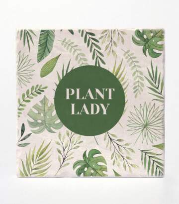 Plant lady coaster
