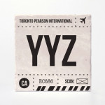 Toronto Airport Code Coaster