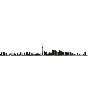 Toronto – City silhouette art