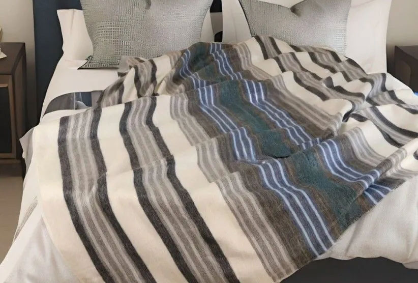 Alpaca wool throw to offer as a gift