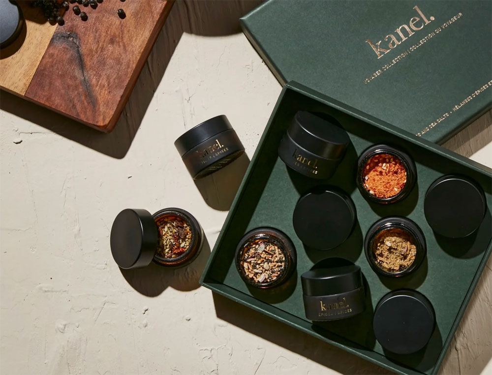 Spice blends and sea salts collection