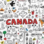 Giant colouring poster - Canada
