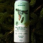 Mild spruce carbonated water