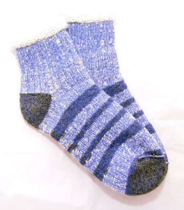 Colourful Thermal Alpaca Slipper Socks