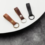 Personalized keychain - Leather