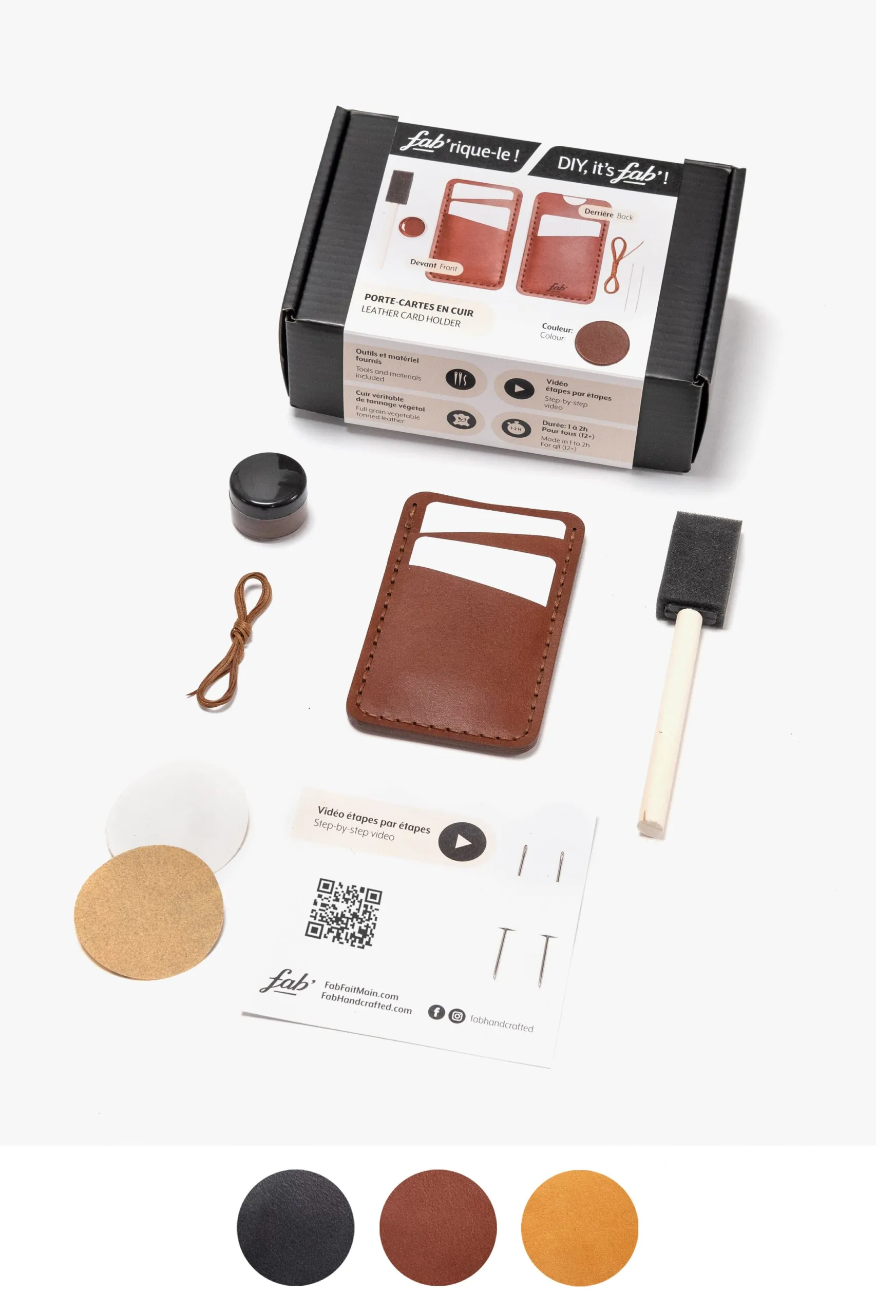 DIY Leather Card Holder Kit