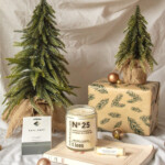 Evergreen & Champagne Soy Candle