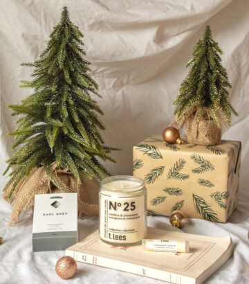 Evergreen & Champagne Soy Candle
