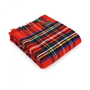 Royal Stewart Tweedmill Tartan Wool Throw