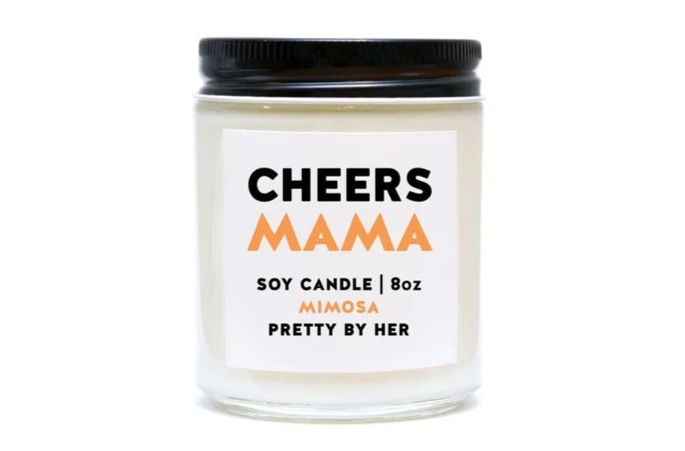 Cheers mama soy candle for Mother's day
