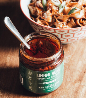 Roasted Garlic Shiitake Chili Oil