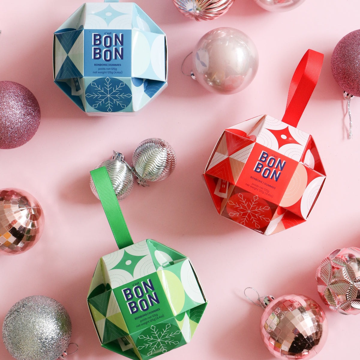 Christmas Candy Ornaments – Trio