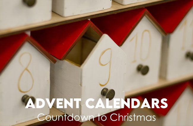 Advent calenders for countdown to Christmas