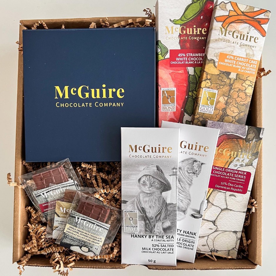 McGuire Chocolate with gift boxes