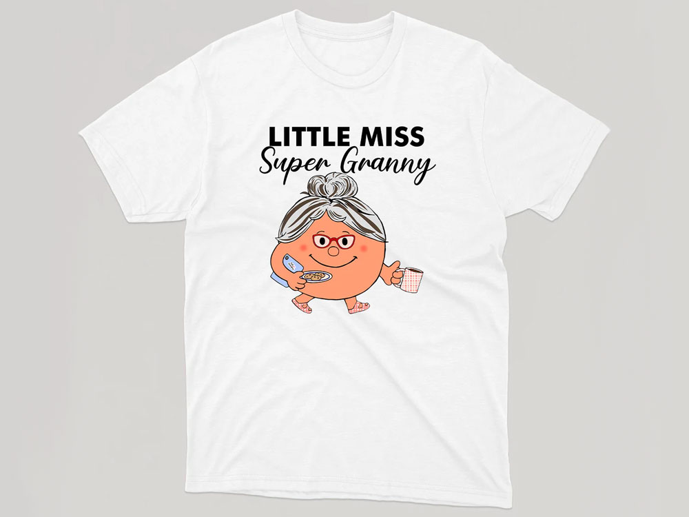 Gifts for Grandma with this Super Granny T-shirt