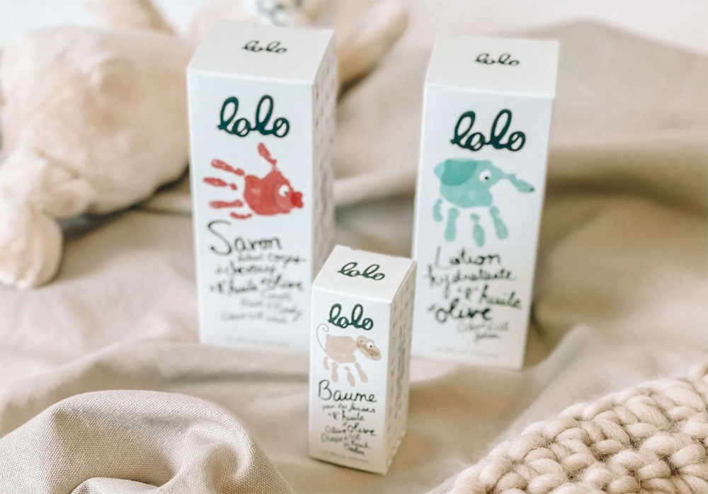 Lolo baby care products made with olive oil