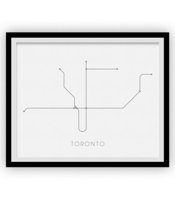 Metro Map Print