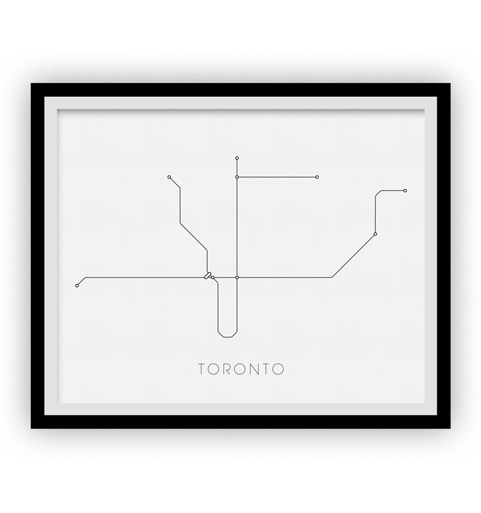 Metro Map Print