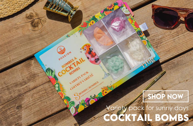 Cocktails bombs variety pack as a gift for Mother's Day