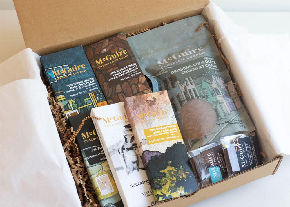 Chocolate box for a new retiree