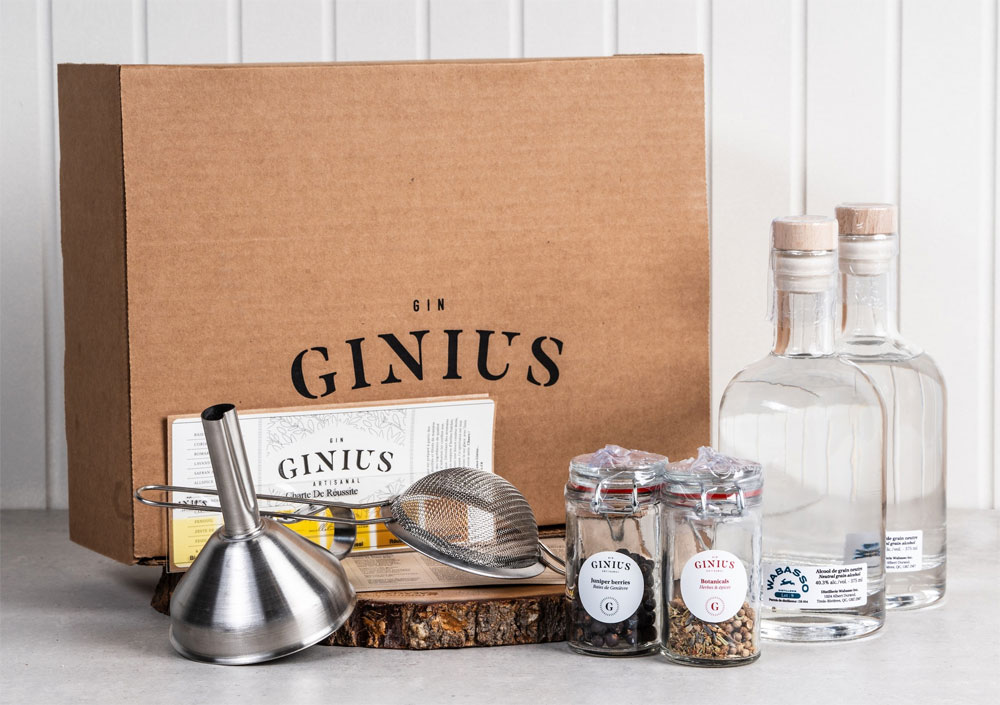 This DIY gin kit is a perfect gift for a new retiree