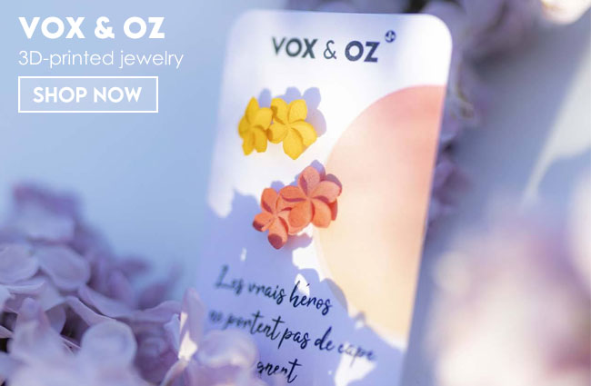 3D-printed jewelry for Mother's Day from a Canadian company
