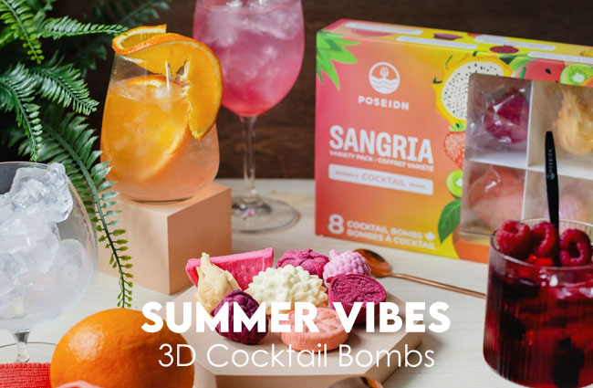 Cocktail bombs for summer times