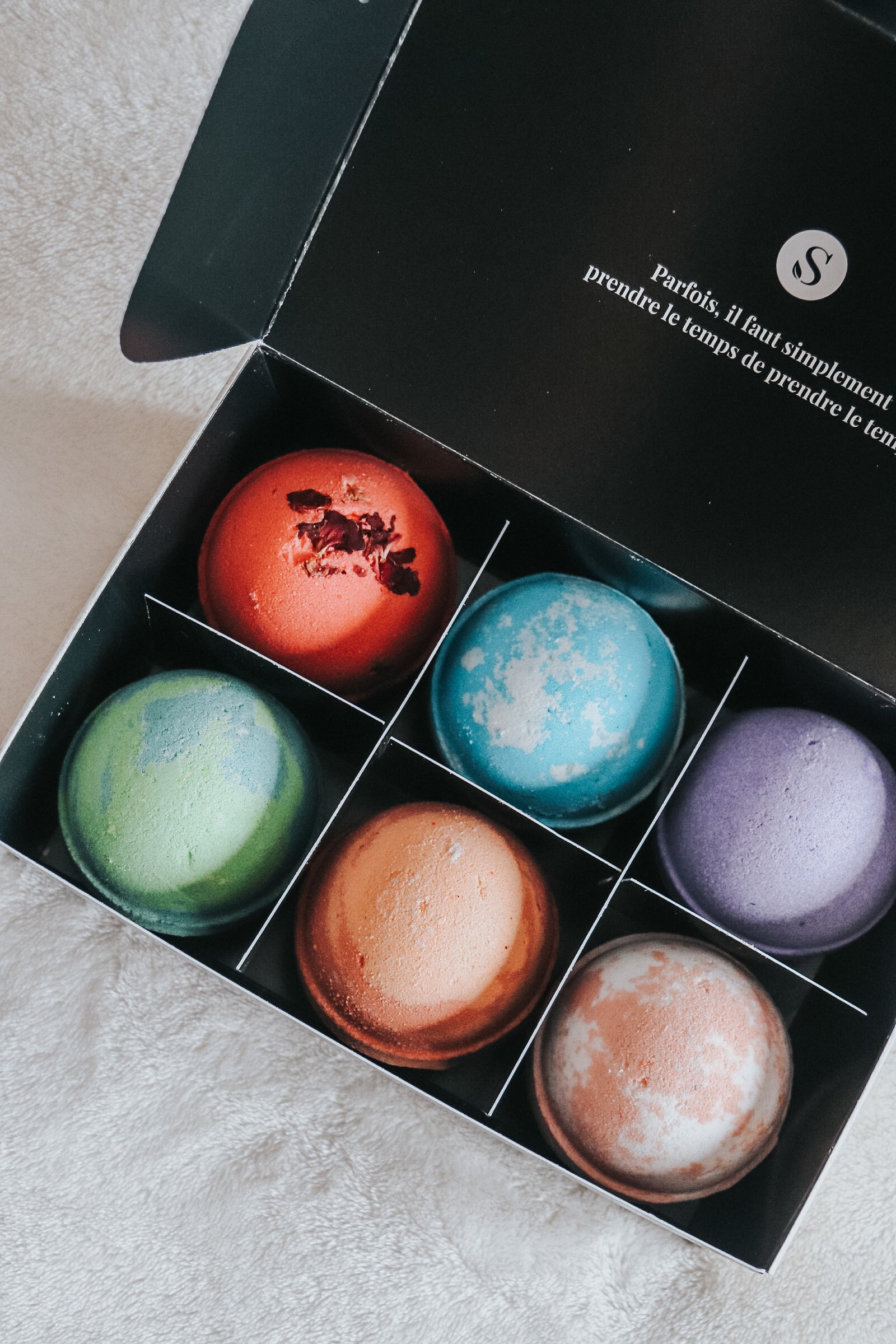 Bath bombs gift box