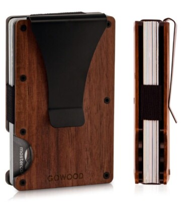 Minimalist Walnut Wood Wallet