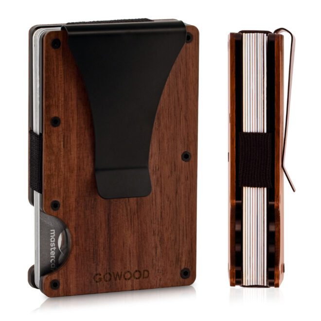 Minimalist Walnut Wood Wallet