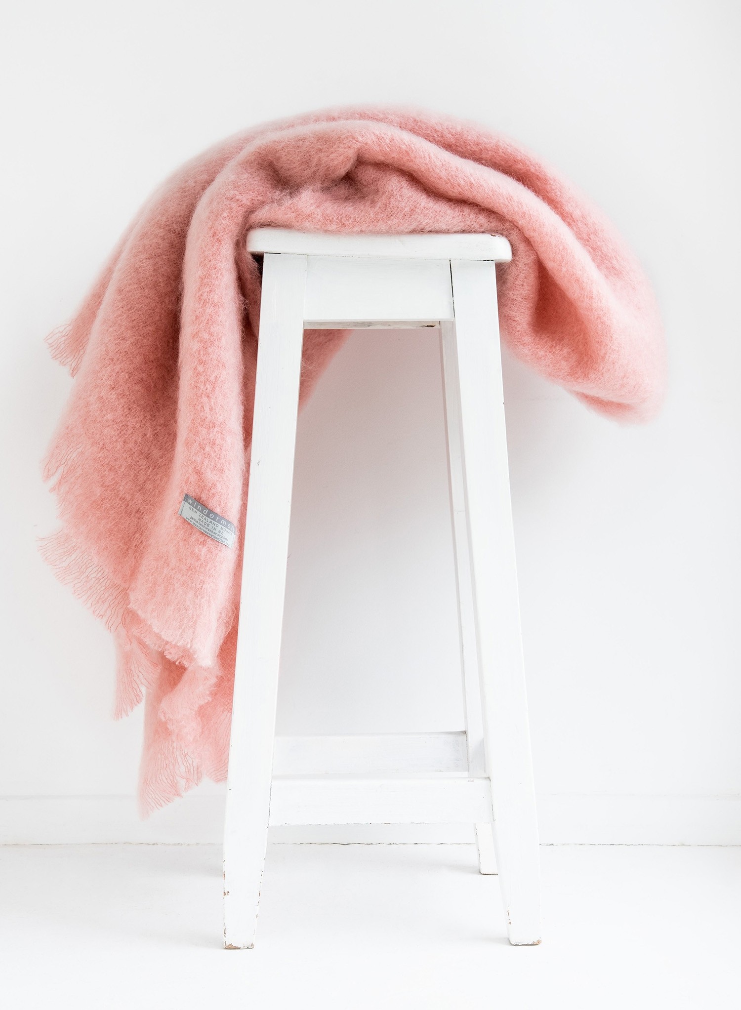 Windermere Mohair Throw Blanket in Dusk